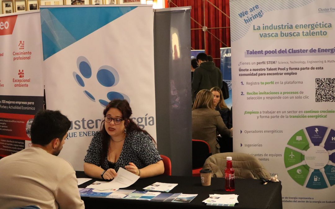 El Cluster de Energía presenta su “Talent Pool” de candidatos/as en diversas ferias de empleo de las universidades vascas