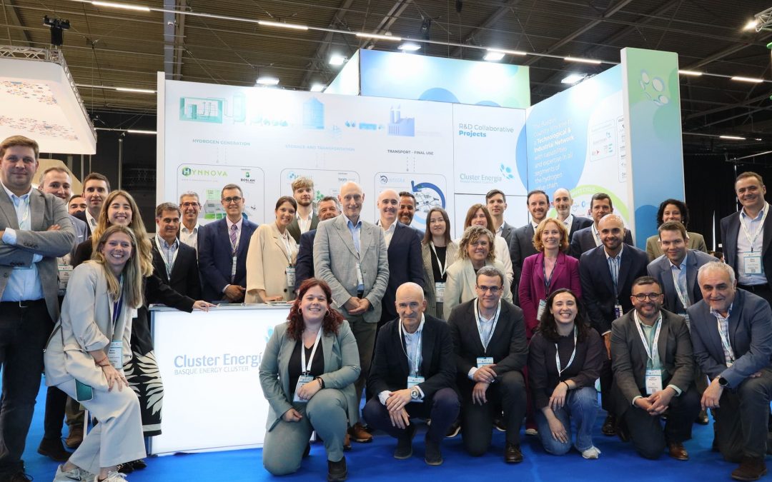 El Cluster de Energía reúne a 14 empresas y entidades vascas de la cadena de valor del hidrógeno en el World Hydrogen Summit 2025