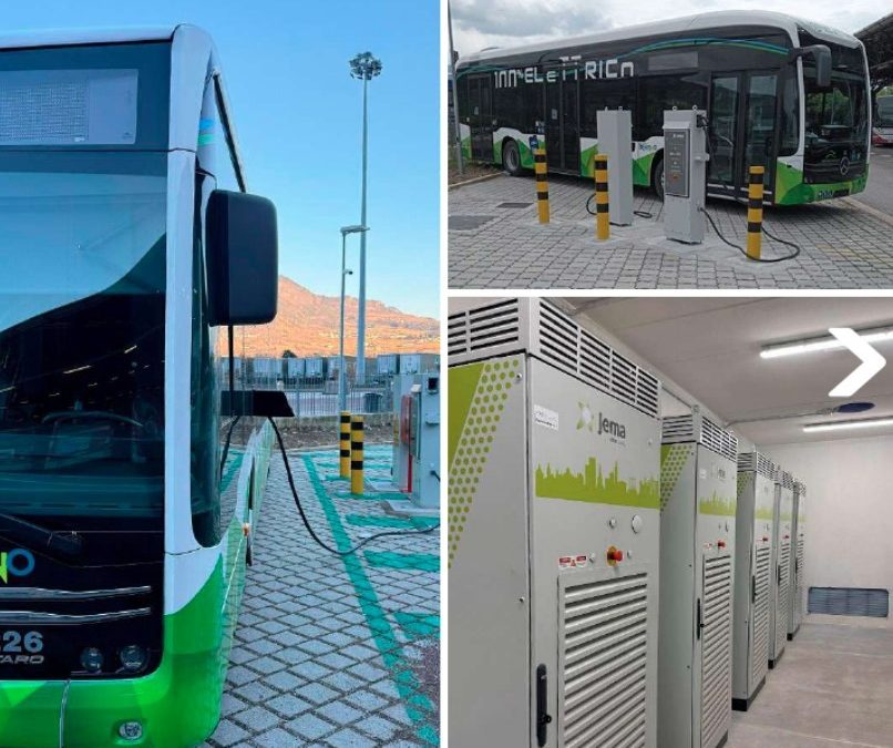 Jema Energy implementa un sistema de recarga para los autobuses eléctricos de Trento, Italia