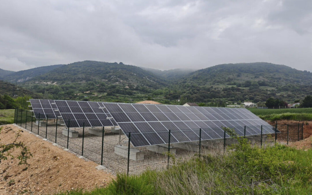 Ekienergy concluye la instalación de un parque solar comunitario en Berganzo (Álava)