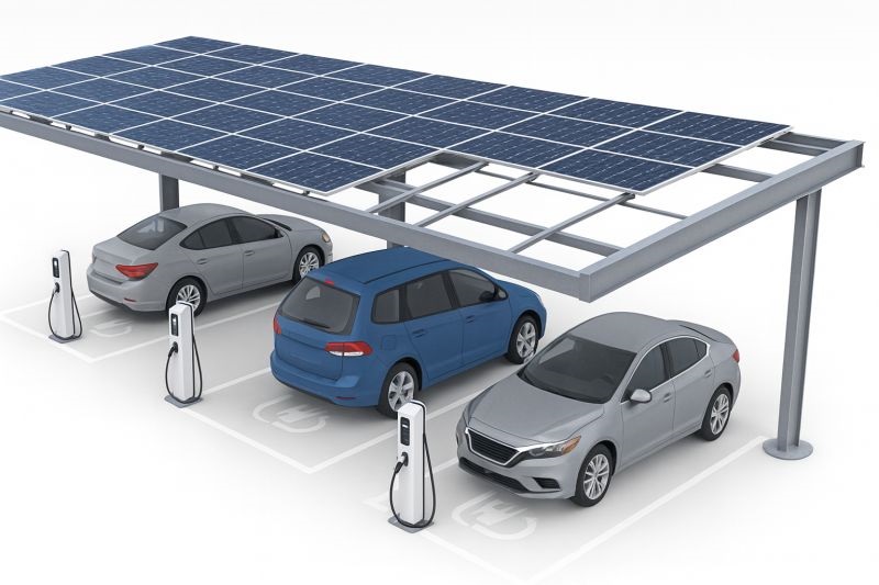 GreenKw presenta una solución integral de parkings solares con infraestructura de recarga de vehículos eléctricos