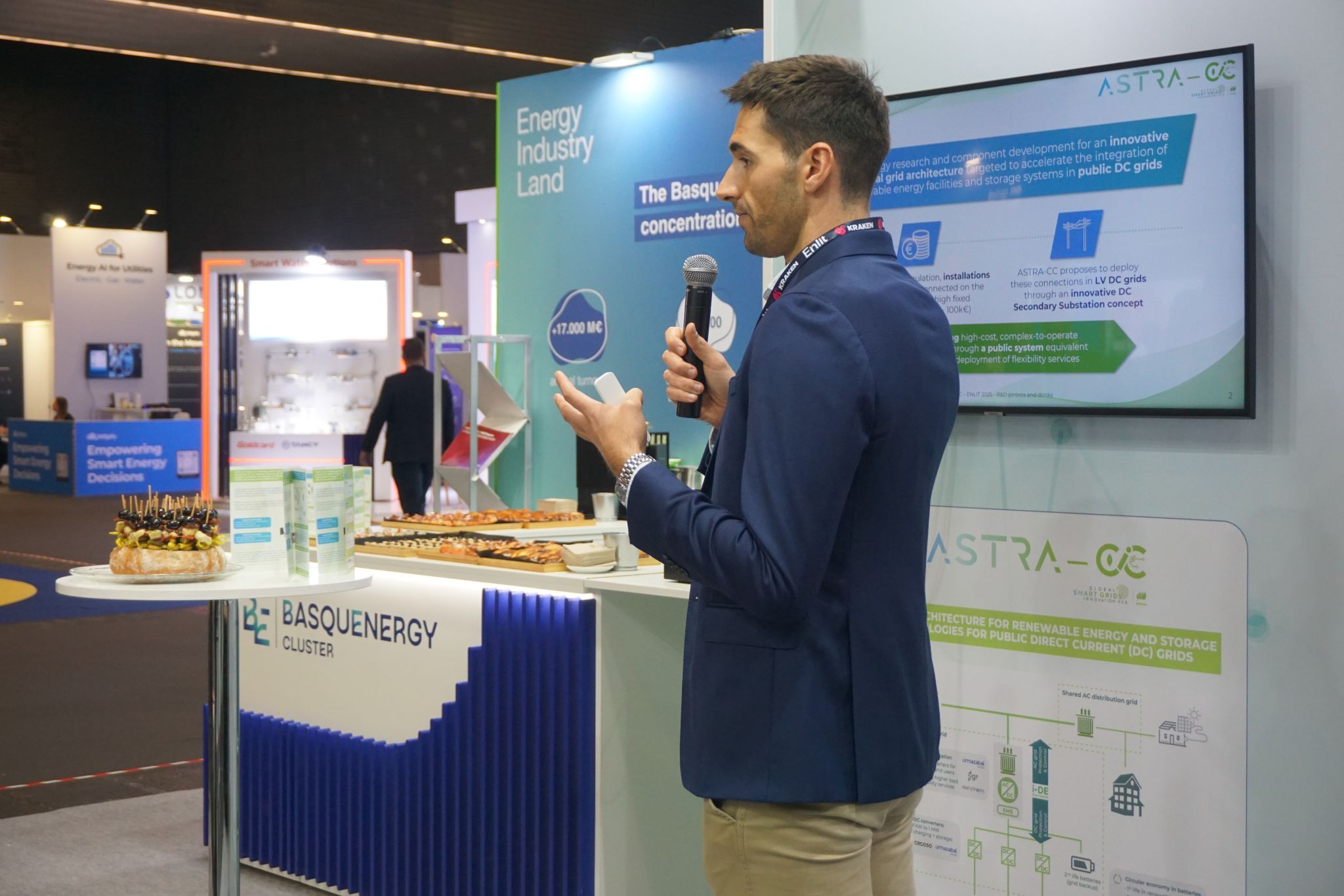 BASQUENERGY Cluster impulsa la difusión de once proyectos de I+D en colaboración en Enlit Europe Bilbao, visibilizando el liderazgo tecnológico de Euskadi 5 1763714894352 1