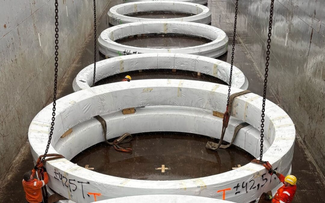 Euskalforging completa el suministro de 300 bridas laminadas para los parques eólicos marinos Bałtyk 2 y 3 en Polonia, que contarán con turbinas de Siemens Gamesa