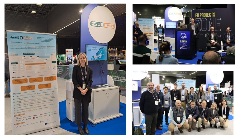 BASQUENERGY Cluster organiza la General Assembly Meeting de EasyDC-FOS en Enlit Europe con la participación del Comité Asesor e impulsa la difusión del proyecto en la feria