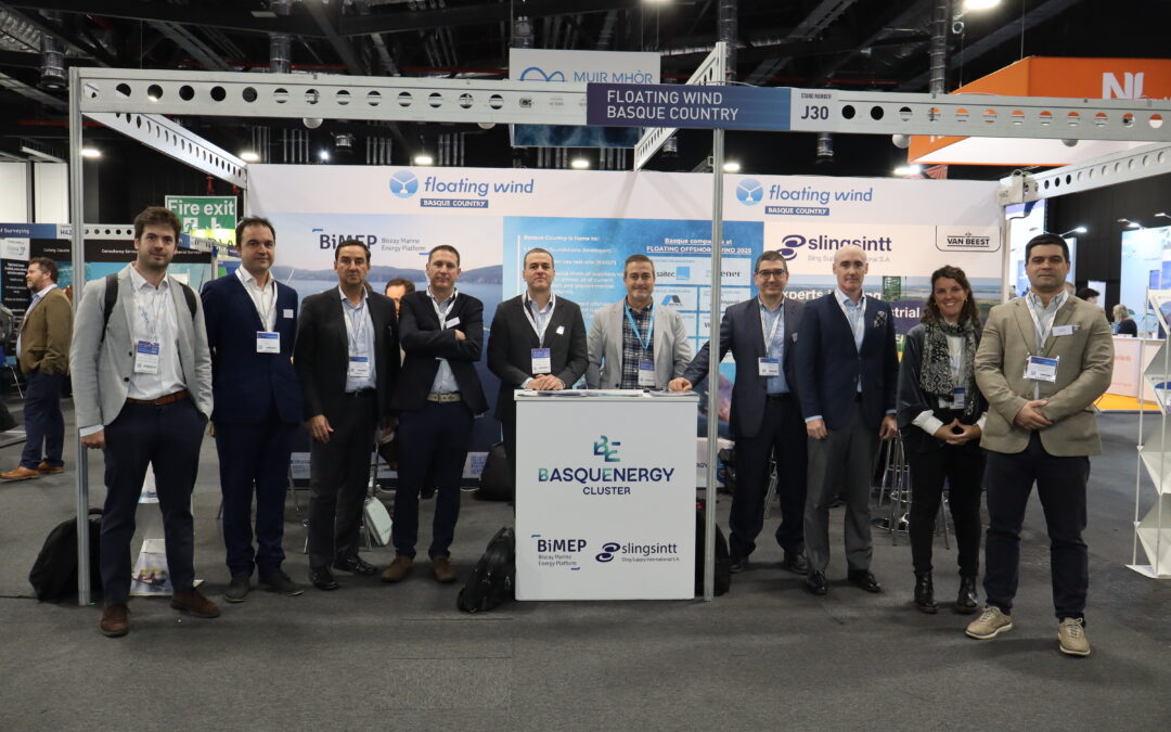 BASQUENERGY Cluster organiza una misión a Floating Offshore Wind 2025 en Escocia con la participación de 10 entidades vascas