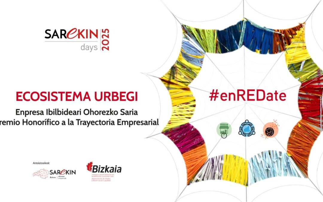 Urbegi recibe el Premio Honorífico a la Trayectoria Empresarial en la primera edición de los Premios Sarekin
