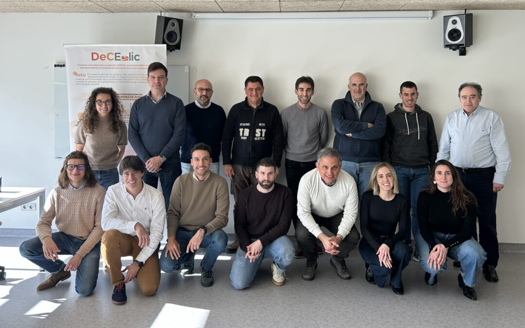 BASQUENERGY Cluster organiza el taller final de transferencia del proyecto DeCEolic, que ha investigado la transición a conformado en semicaliente de piezas de acero de gran tamaño