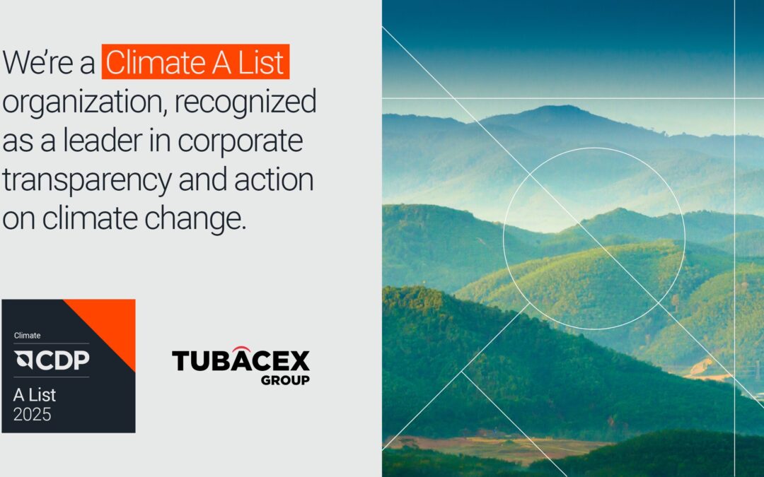 Tubacex recibe la máxima calificación “A” del CDP por su compromiso climático