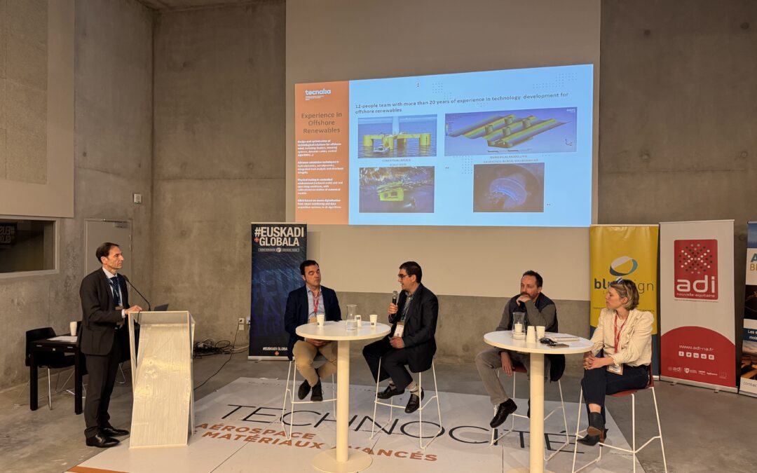 BASQUENERGY Cluster participa en un evento para la cooperación entre Nouvelle-Aquitaine y Euskadi en energías marinas
