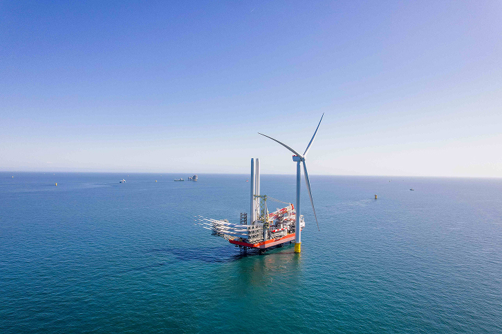 Iberdrola instala la primera turbina de East Anglia THREE, con las mayores palas jamás desplegadas en el Reino Unido, fabricadas por Siemens Gamesa