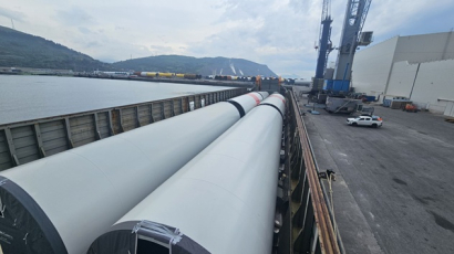 Haizea Bilbao culmina la fabricación de las 62 torres del parque eólico marino francés Le Tréport, desarrollado en colaboración con Siemens Gamesa