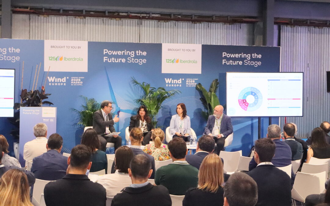 BASQUENERGY Cluster organiza, como coordinador de I3FLOAT, una mesa redonda en WindEurope con Iberdrola, Navantia Seanergies y el Gobierno de Canarias