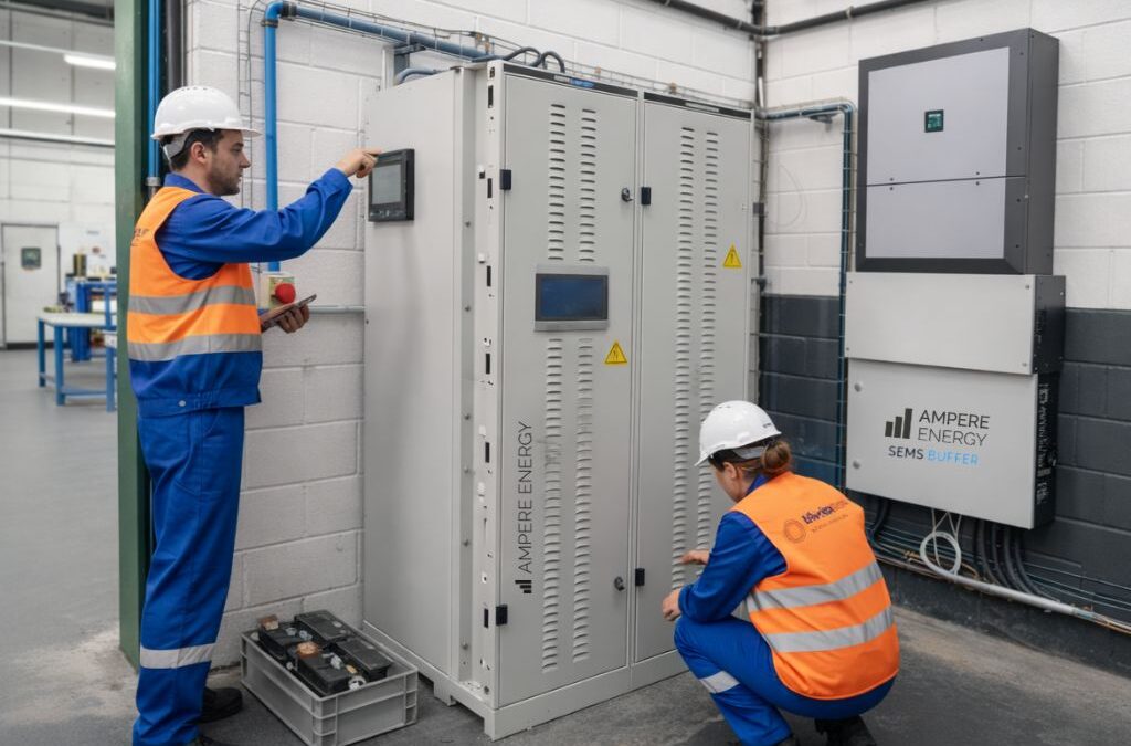 Bikote Solar inicia el despliegue de sistemas de almacenamiento inteligente asociados a instalaciones fotovoltaicas para empresas industriales junto a Ampere Energy
