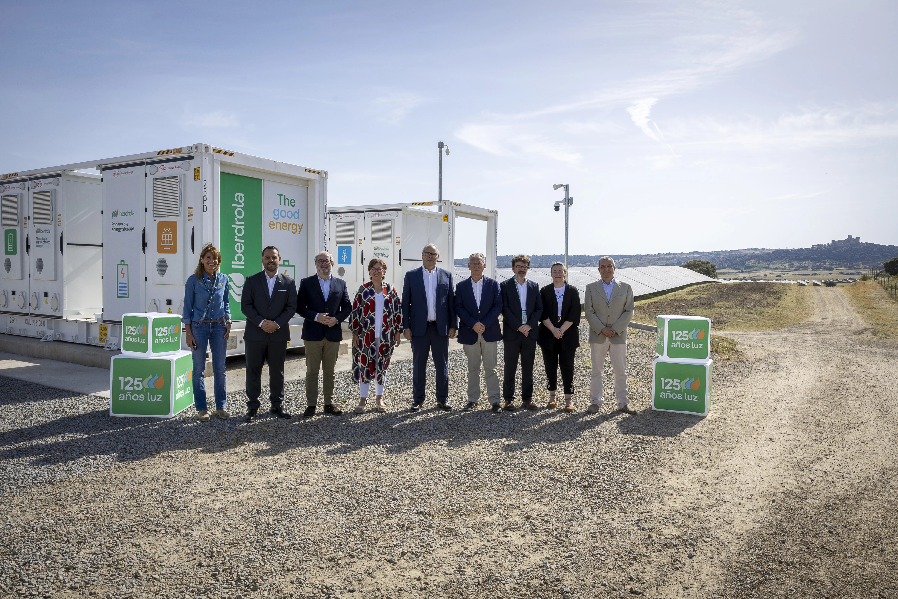 Iberdrola inaugura en Cáceres la mayor batería de almacenamiento de energía del país, con 120 MWh