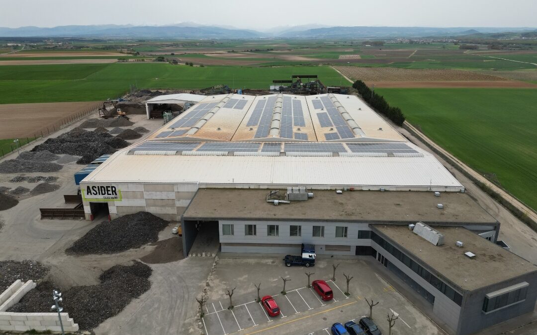 Bikote Solar despliega una planta de autoconsumo industrial de 940 kWp para Asider Environment en La Rioja