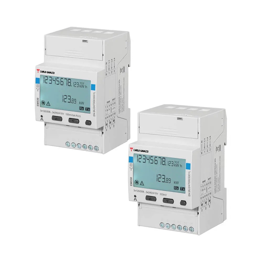 Carlo Gavazzi amplía la serie EM500 con nuevas opciones de comunicación en sus modelos EM530 MV y EM530 RG