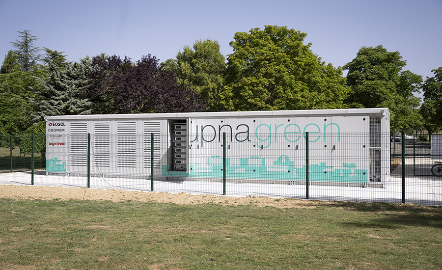 Cegasa Energía desarrolla un sistema de almacenamiento energético para reforzar el autoconsumo en la UPNA