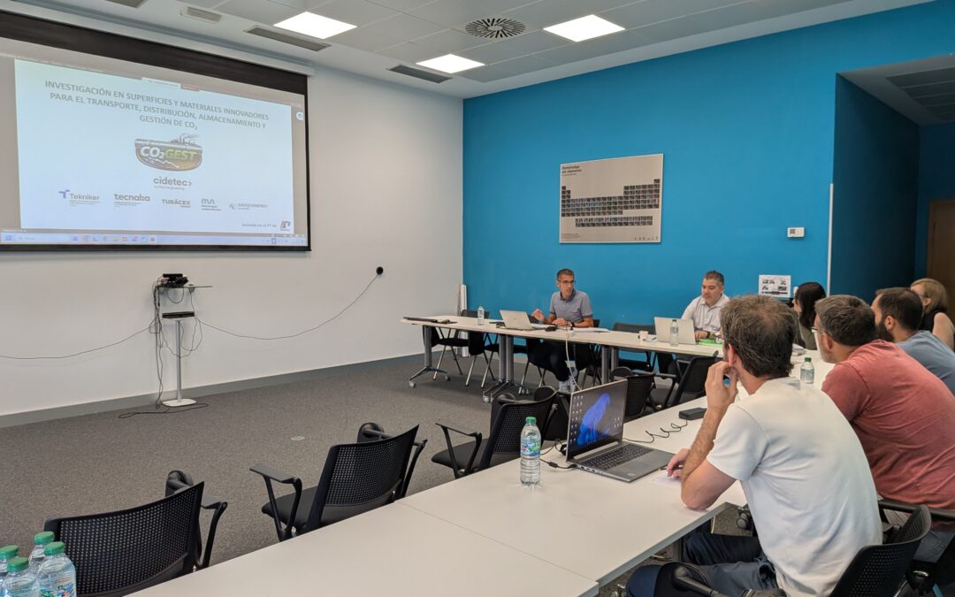 Cidetec, Tecnalia, Tekniker, Tubacex Innovación, Mondragón Unibertsitatea y BASQUENERGY Cluster colaboran en el desarrollo de soluciones avanzadas para impulsar el despliegue de infraestructuras CCUS